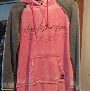 Harley Davidson Pink Hoodie - Small